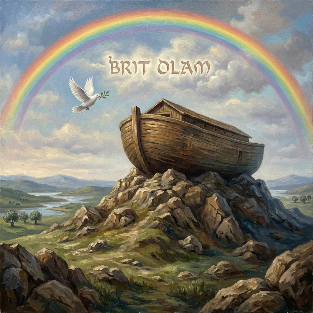 Noah's Ark and Rainbow