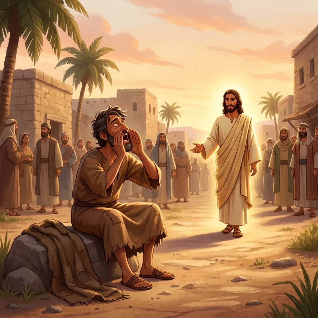 Blind Bartimaeus - Mark 10:46-52 | Bible Hunger