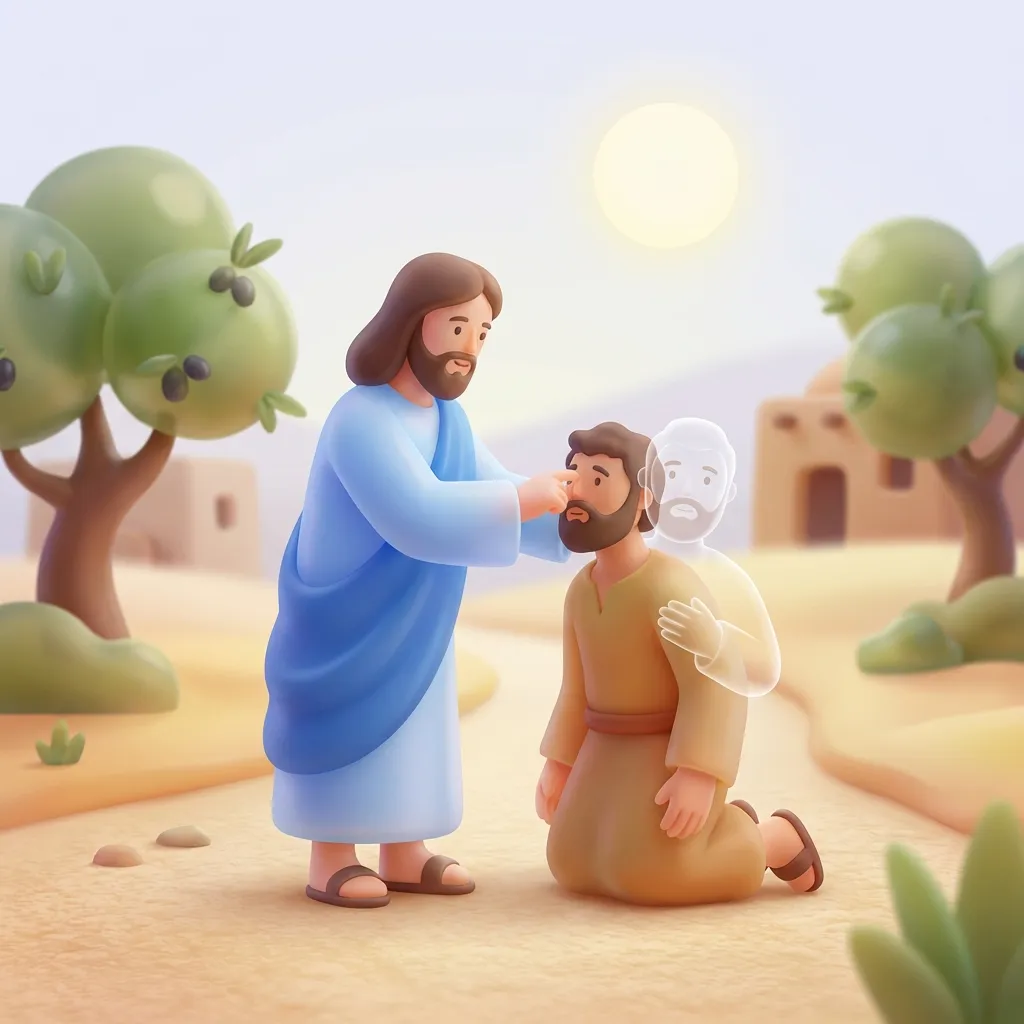 Healing the Blind Man at Bethsaida - Mark 8:22-26 | Bible Hunger