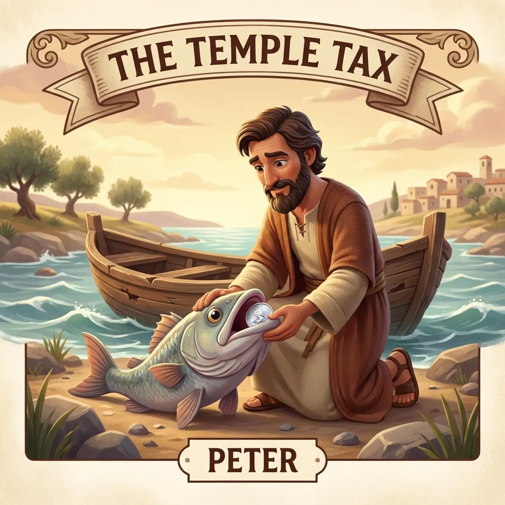 Coin in the Fish's Mouth - Matthew 17:24-27 | Bible Hunger