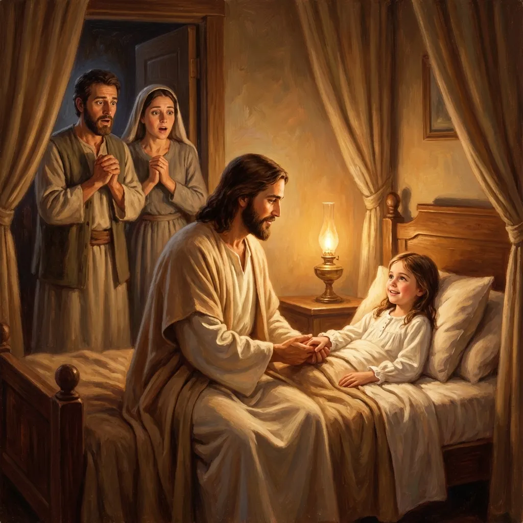 Raising Jairus' Daughter - Mark 5:21-43 | Bible Hunger