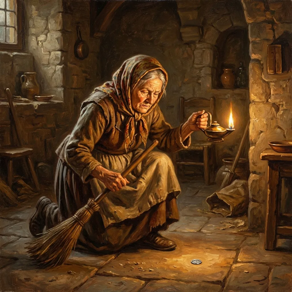 The Parable of the Lost Coin - Luke 15:8-10 | Bible Hunger