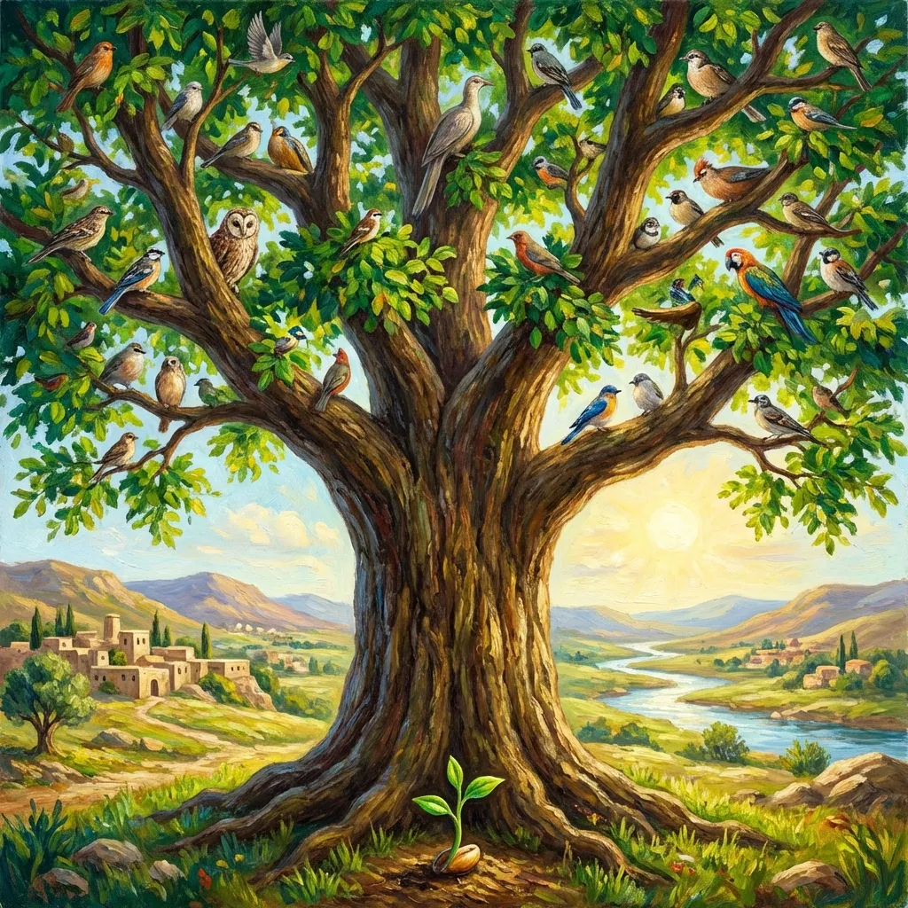 The Mustard Seed - Matthew 13:31-32 | Bible Hunger