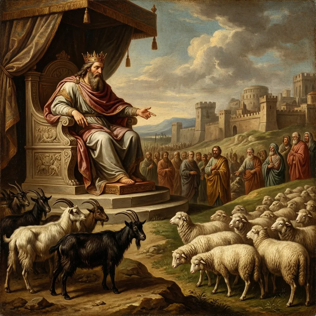 The Sheep and the Goats - Matthew 25:31-46 | Bible Hunger