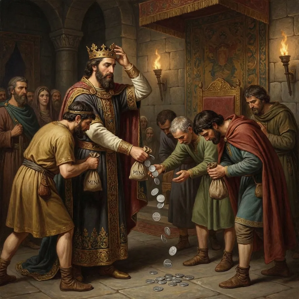 The Parable of the Ten Minas - Luke 19:11-27 | Bible Hunger