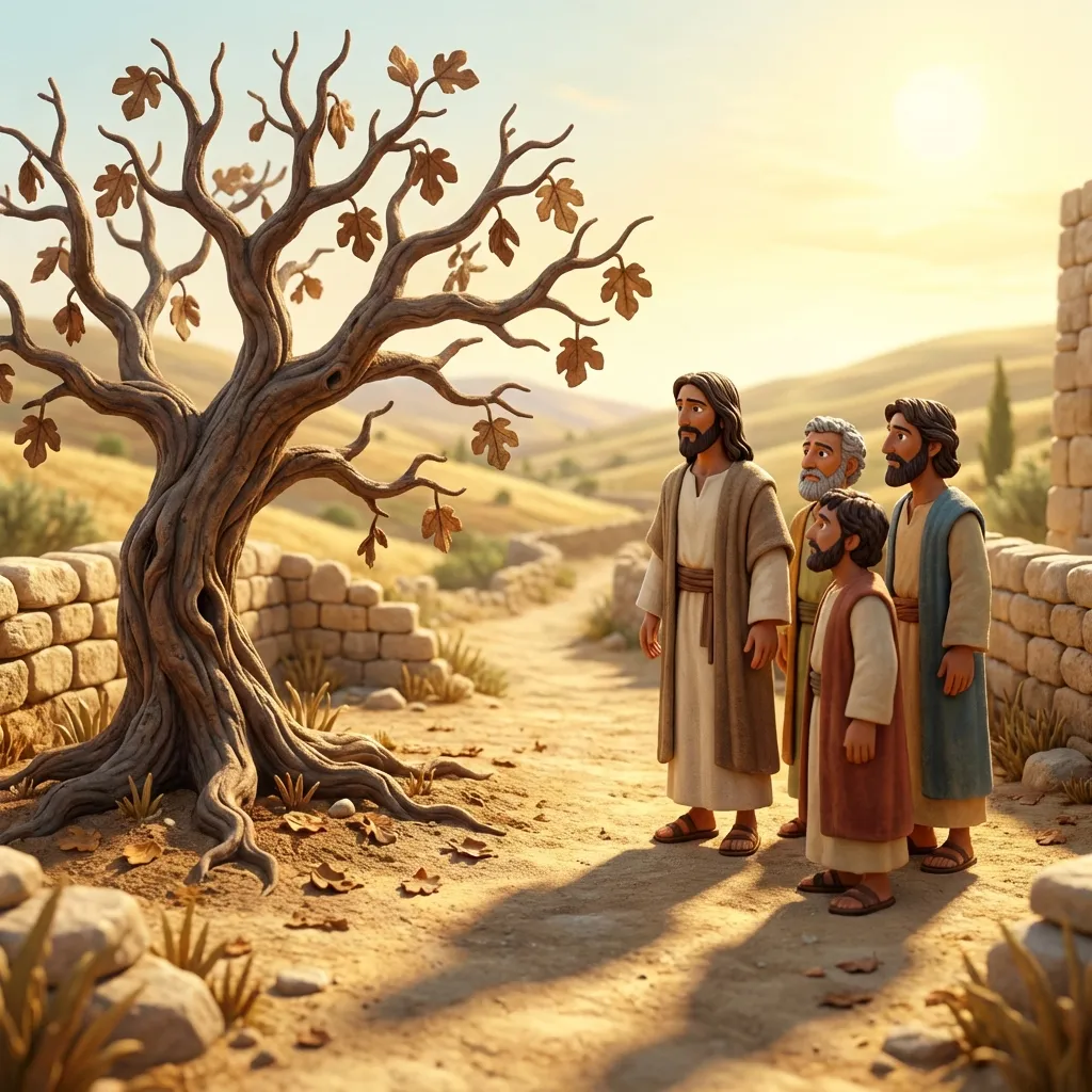 The Withered Fig Tree - Matthew 21:18-22 | Bible Hunger