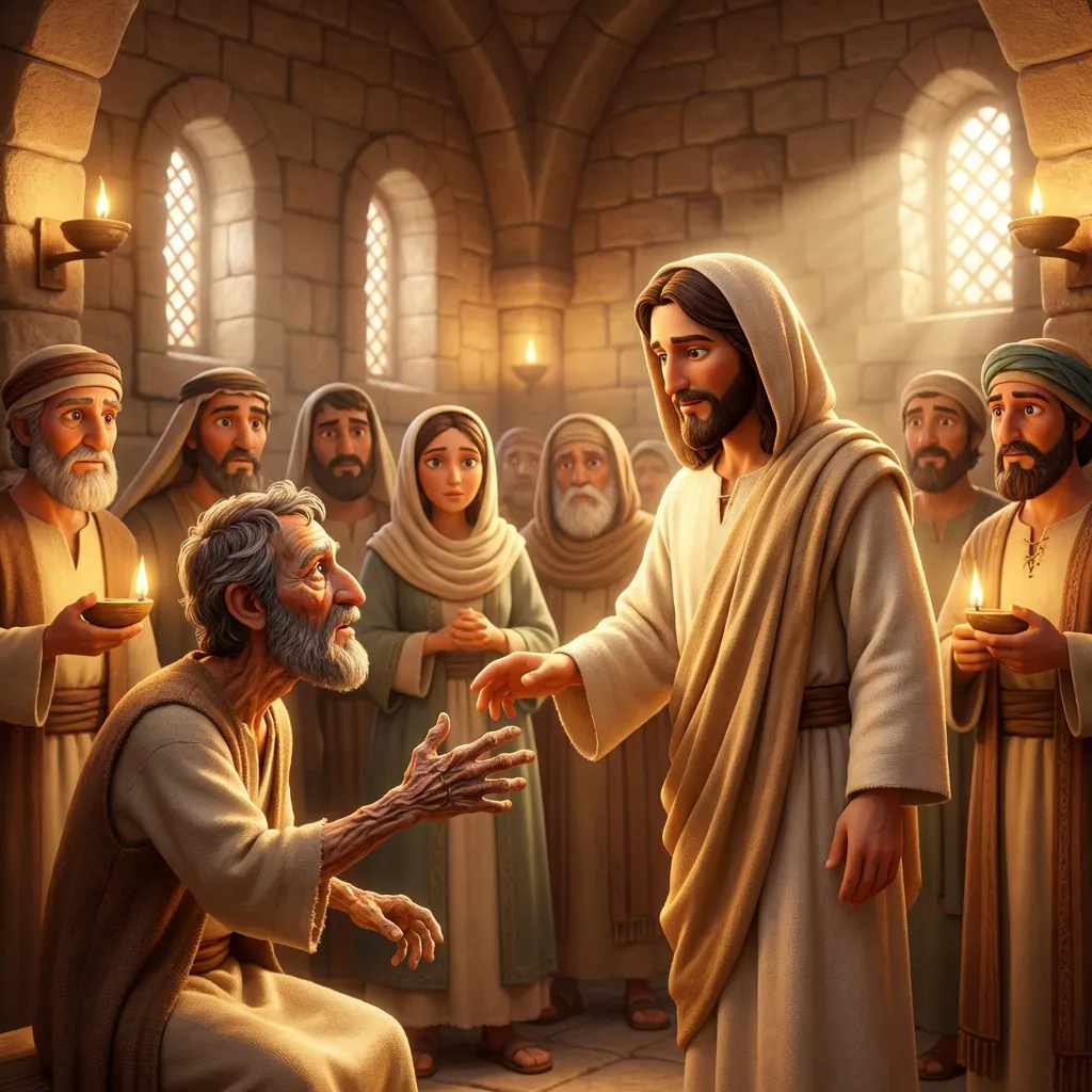 Man with a Withered Hand - Matthew 12:10-13 | Bible Hunger
