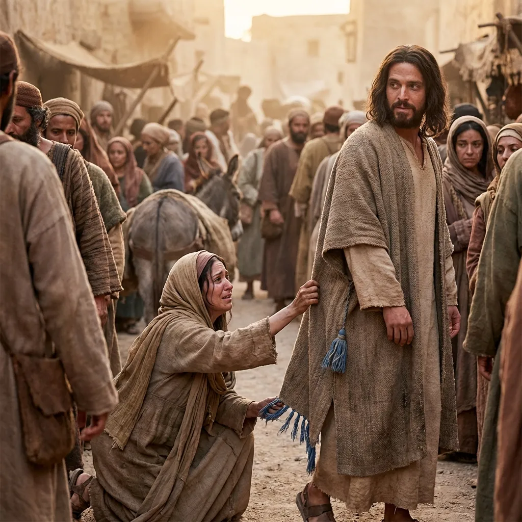 Woman with Issue of Blood - Mark 5:25-34 | Bible Hunger