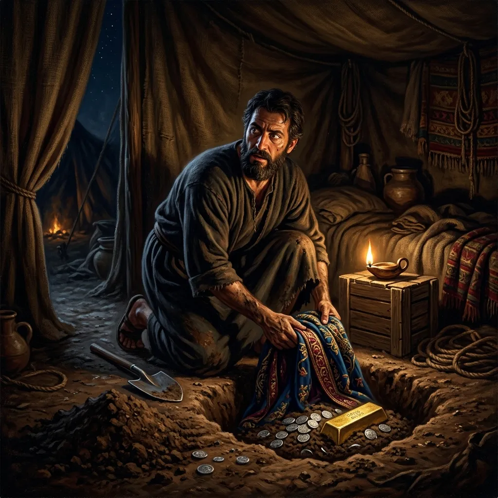 The Sin of Achan and Defeat at Ai: The Stolen Mantle, Corporate Guilt, and The Valley of Achor | Bible Hunger