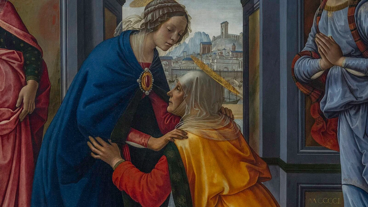 Mariotto Albertinelli's masterwork of the Visitation of Mary and Elizabeth