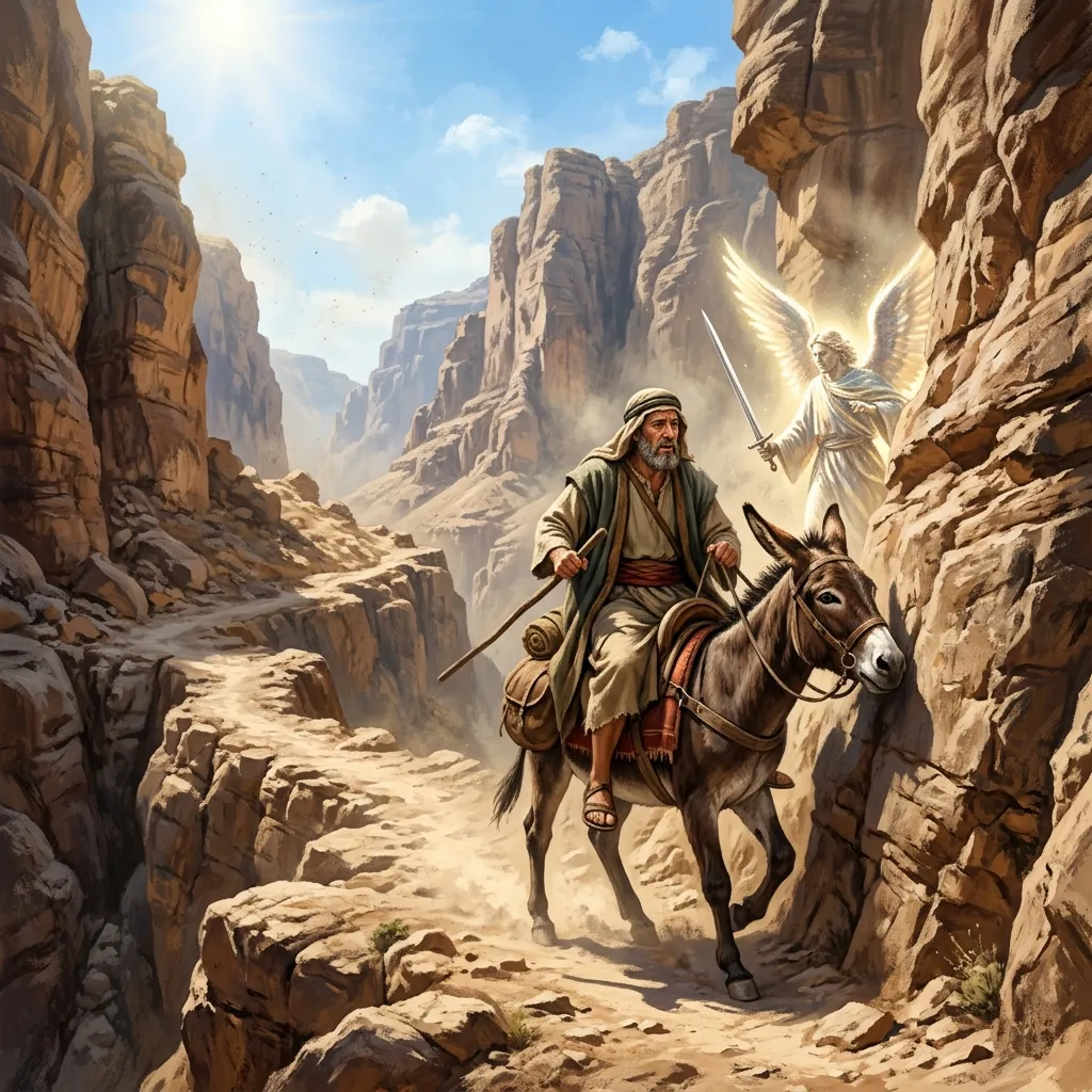 Balaam and the Talking Donkey: The Mesopotamian Diviner, The Drawn Sword of the Angel, and The Irrevocable Blessing | Bible Hunger