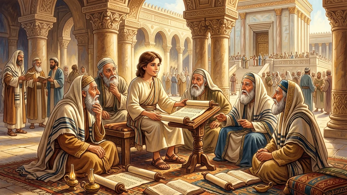 The Boy Jesus in the Temple: 'Did You Not Know I Must Be About My Father's Business?' - Luke 2:41–52 | Bible Hunger