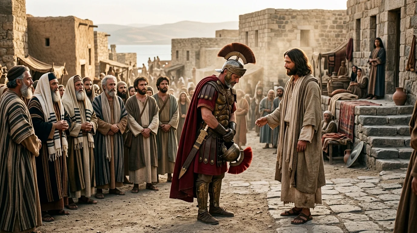 The Faith of the Roman Centurion & Raising the Widow's Son at Nain: Omnipotence Over Distance and Death - Luke 7:1–17; Matthew 8:5–13 | Bible Hunger