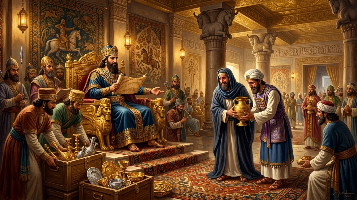 The Decree of Cyrus & The First Return under Zerubbabel - Ezra 1–3 | Bible Hunger