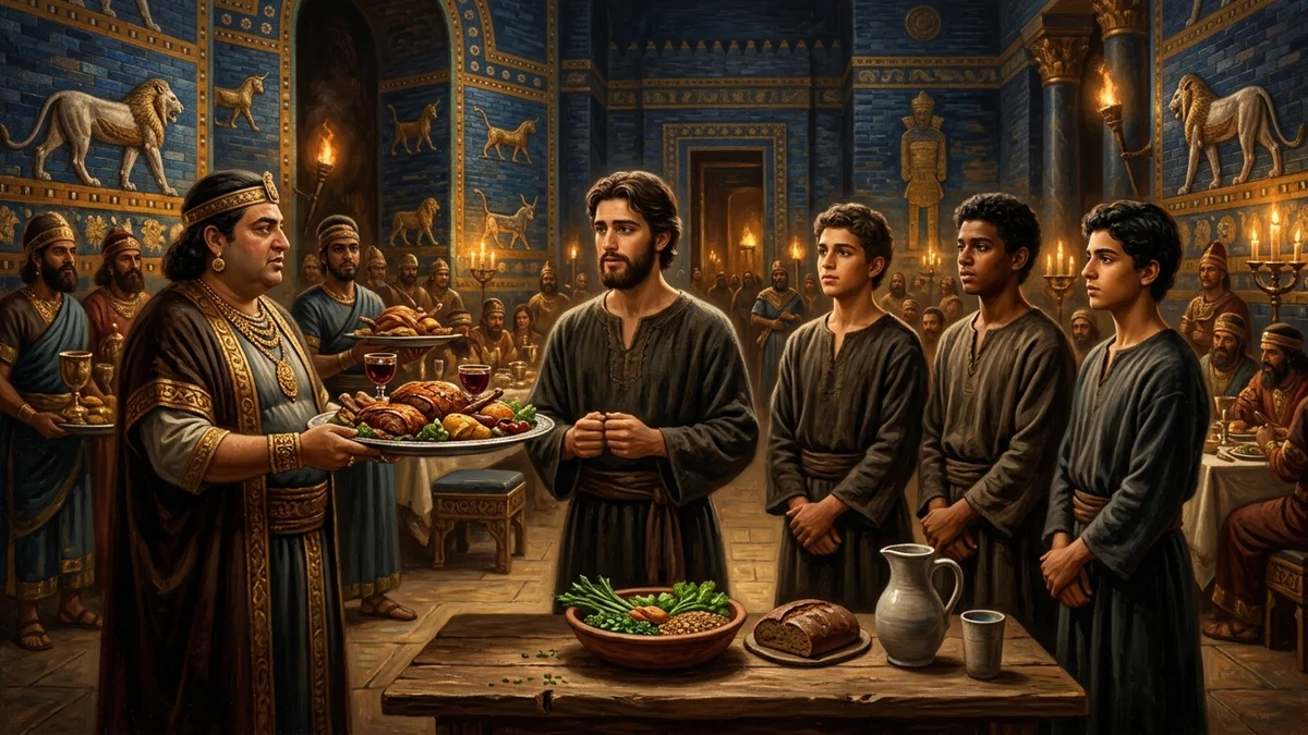 Daniel & His Friends Stand Firm in Babylon: The Royal Diet Tested - Daniel 1 | Bible Hunger