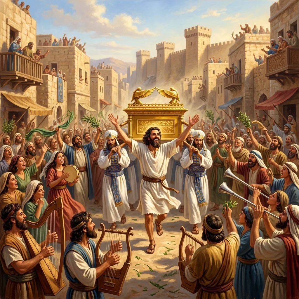 The Ark Brought to Jerusalem & God's Covenant - 2 Sam 6-7 & 1 Chr 13, 15, 17 | Bible Hunger