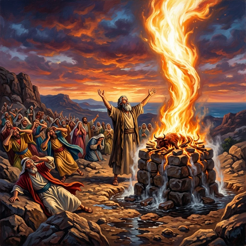 Elijah on Mount Carmel: Fire from Heaven - 1 Kings 18 | Bible Hunger