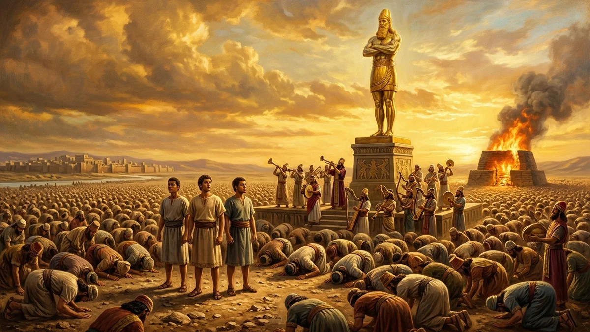 The Fiery Furnace & The Fourth Man in the Fire - Daniel 3 | Bible Hunger