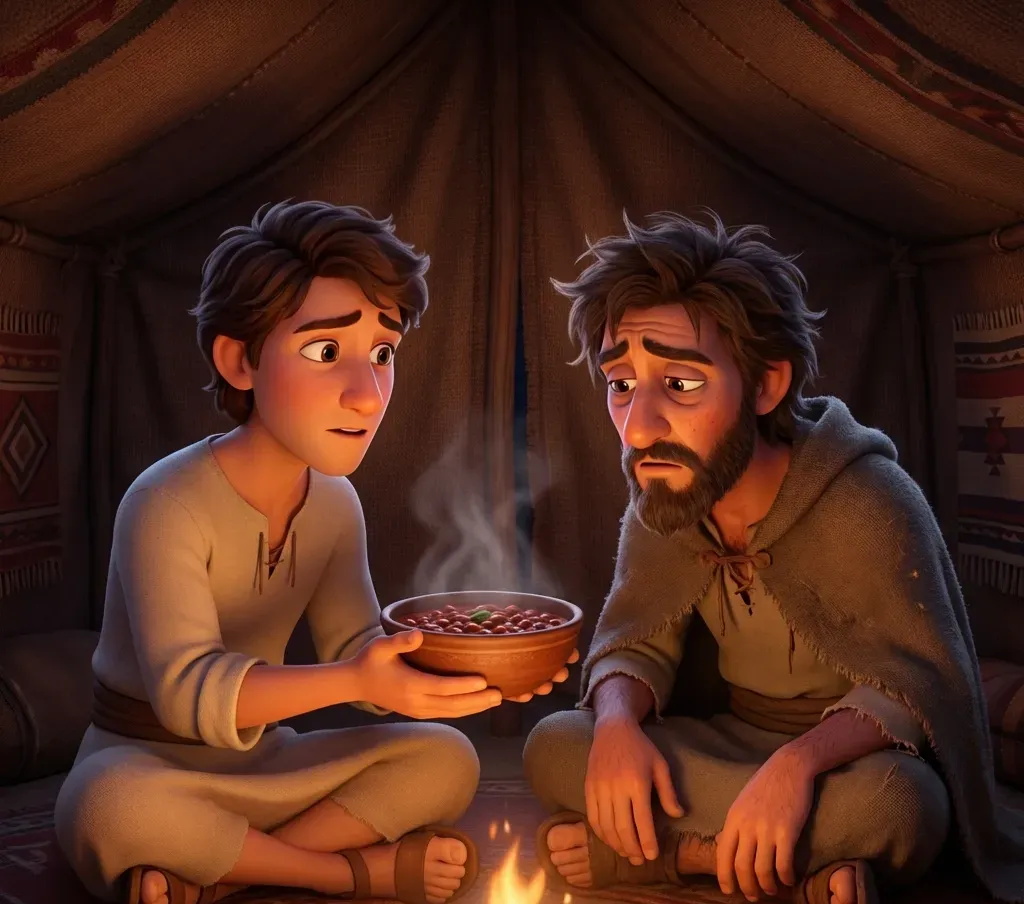 Esau Sells His Birthright for Stew