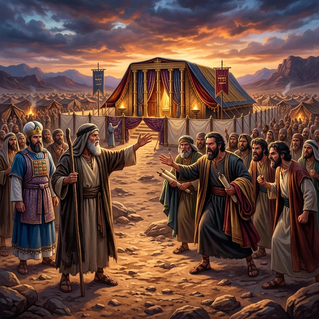 The Rebellion of Korah: Presumptuous Ambition, The Censers of Incense, and The Cleaving Earth | Bible Hunger