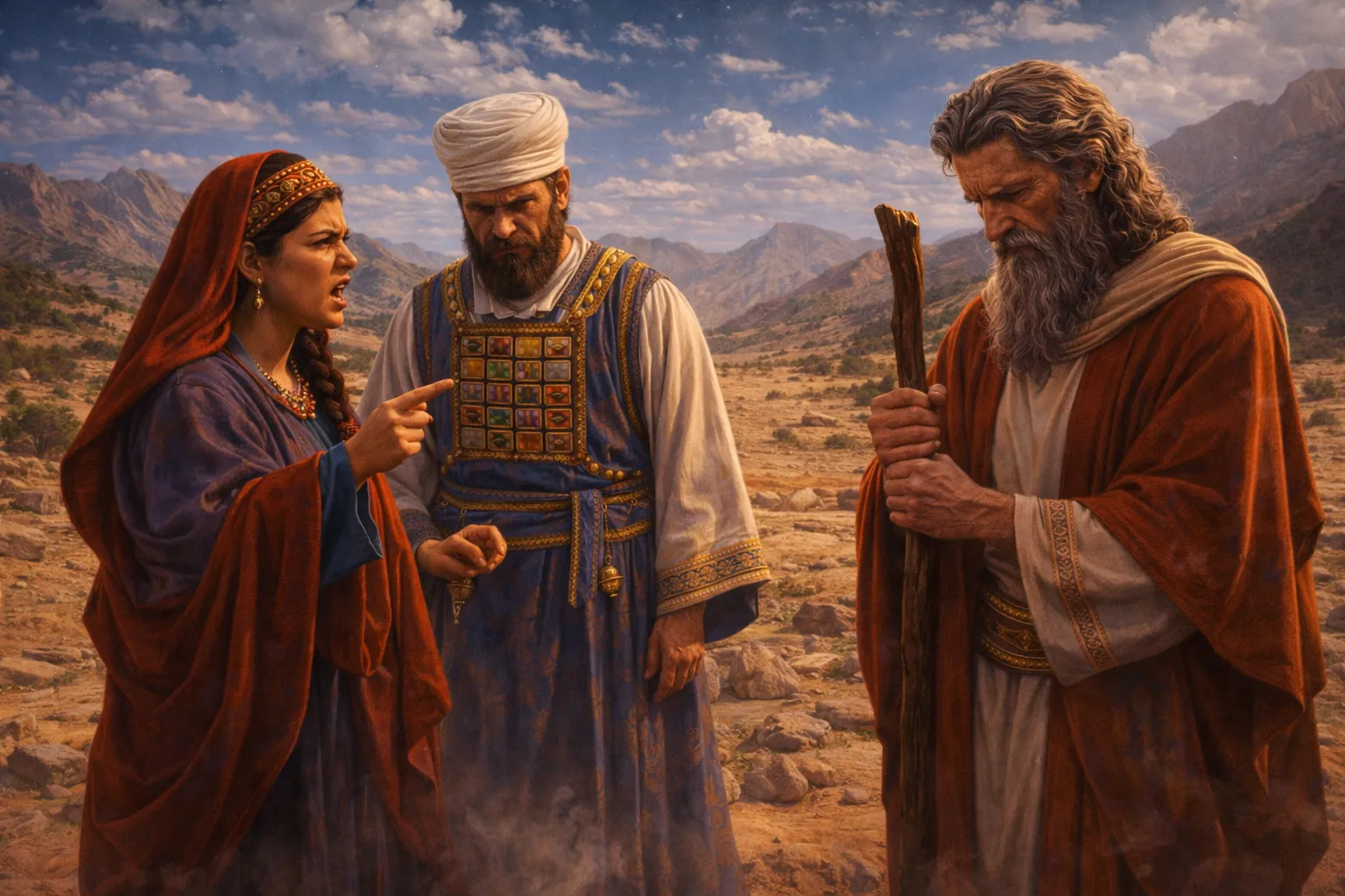 Miriam and Aaron Oppose Moses: Fraternal Jealousy, The Cushite Wife, and The Leprous Rebuke at Hazeroth | Bible Hunger