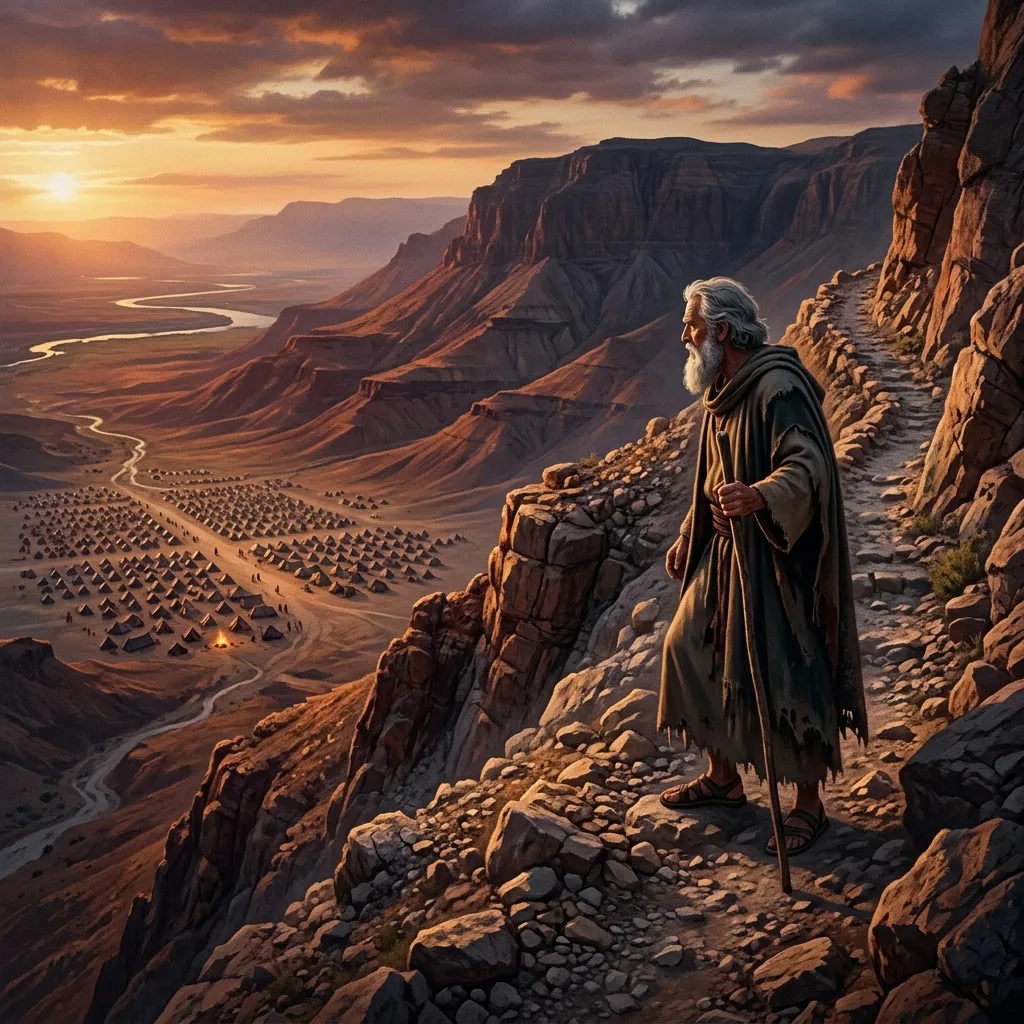 The Death and Secret Burial of Moses: Mount Nebo's Vista, The Undimmed Eye, and The Hand of God in Moab | Bible Hunger