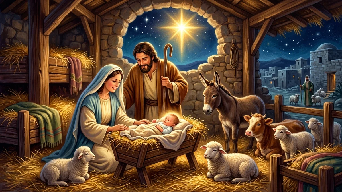 The Nativity of Jesus in Bethlehem: Glory to God in the Highest