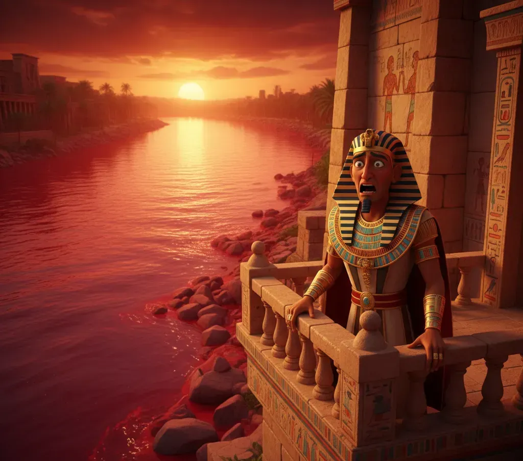 The Ten Plagues of Egypt: The Cosmic Showdown, Hardened Hearts, and the Passover Lamb - Exodus 7:14 - 12:36 | Bible Hunger