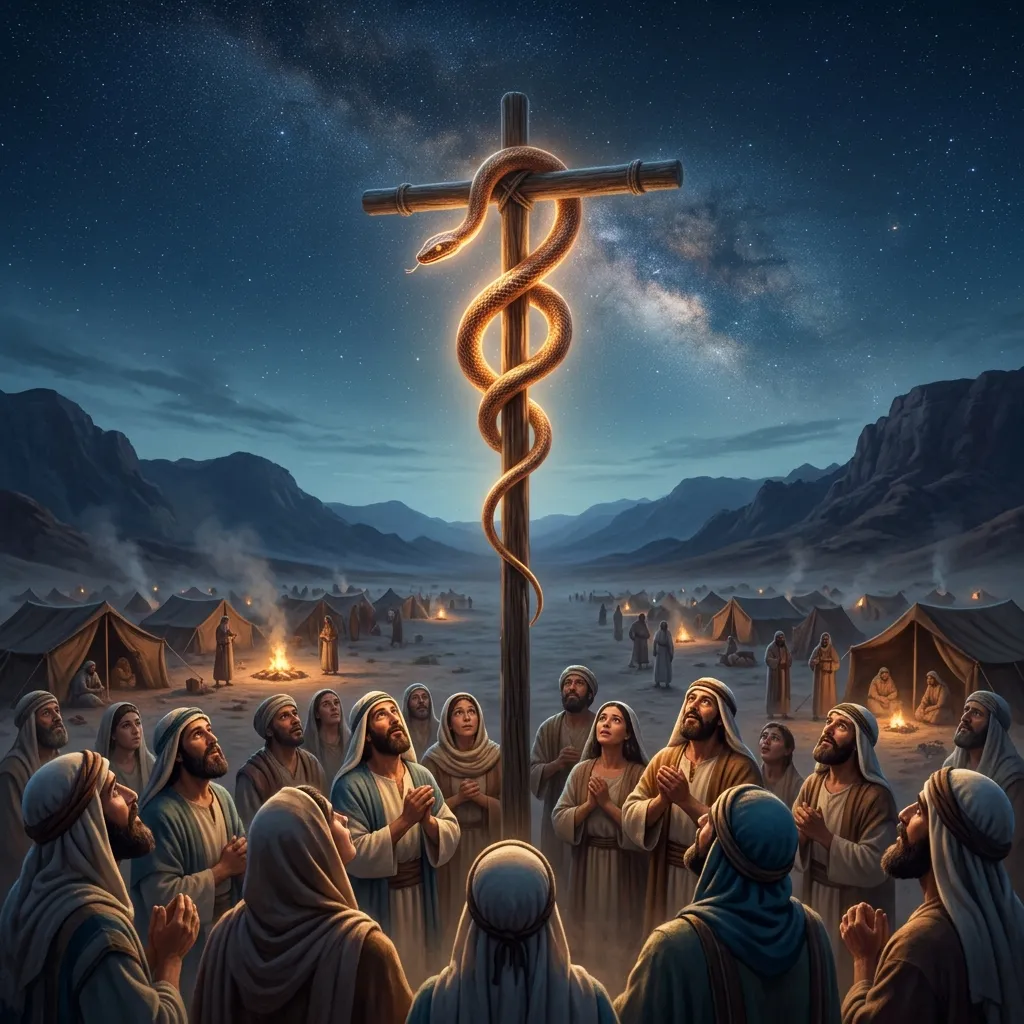 The Bronze Serpent: Lethal Vipers, The Standard of Judgment, and The Life-Giving Gaze of Faith | Bible Hunger
