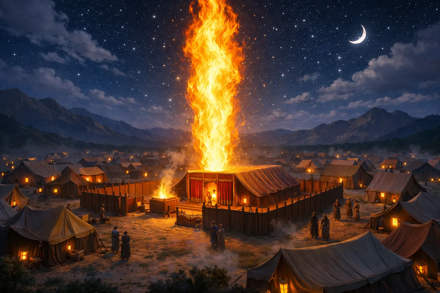 The Tabernacle in the Wilderness: The Heavenly Blueprint, Holy Furnishings, and the Indwelling Shekinah Glory | Bible Hunger