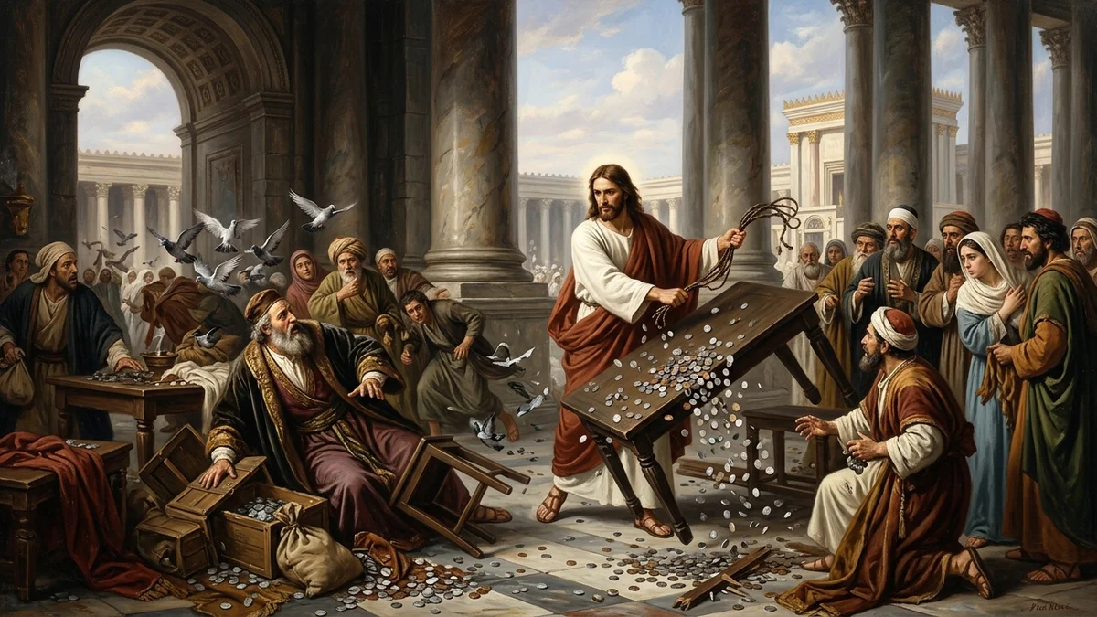 The Cleansing of the Temple: Holy Zeal for the Father's House - John 2:13–25; Matthew 21:12–17; Mark 11:15–19; Luke 19:45–48 | Bible Hunger