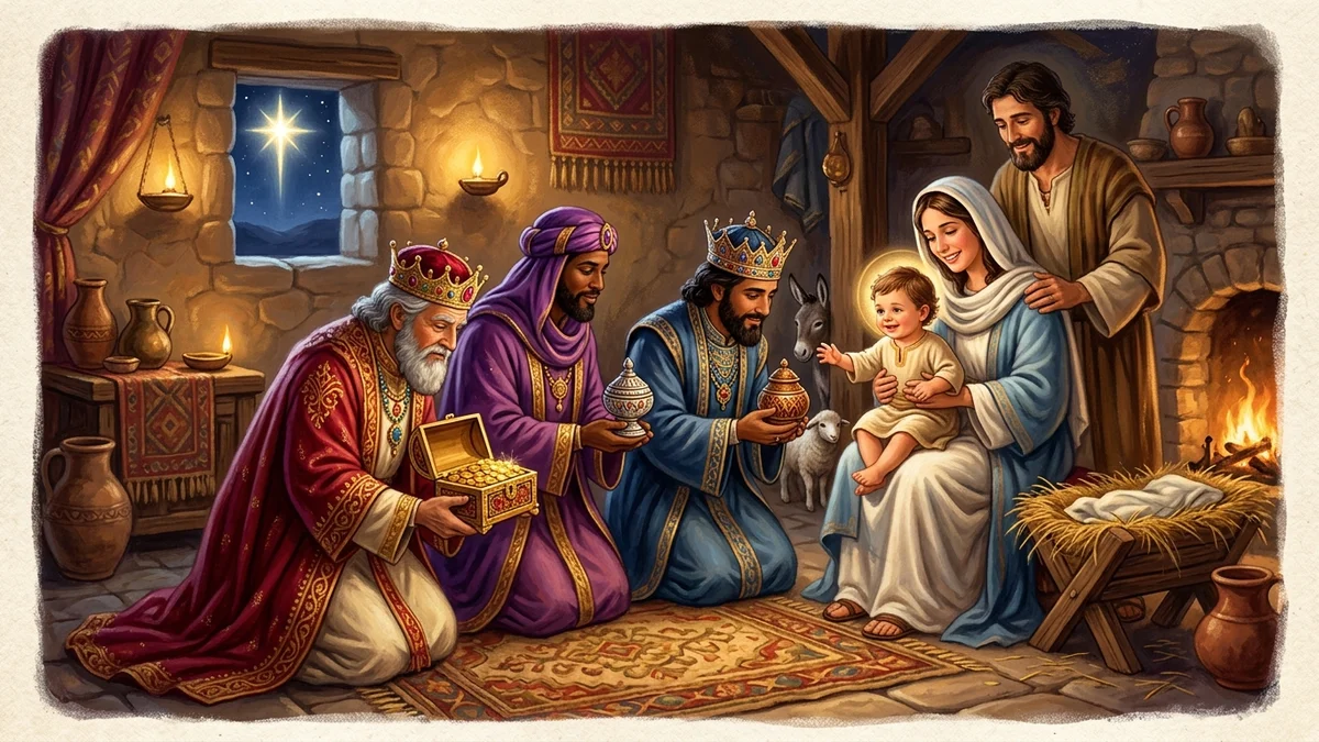 The Visit of the Magi & The Flight to Egypt: Gold, Frankincense, and Myrrh