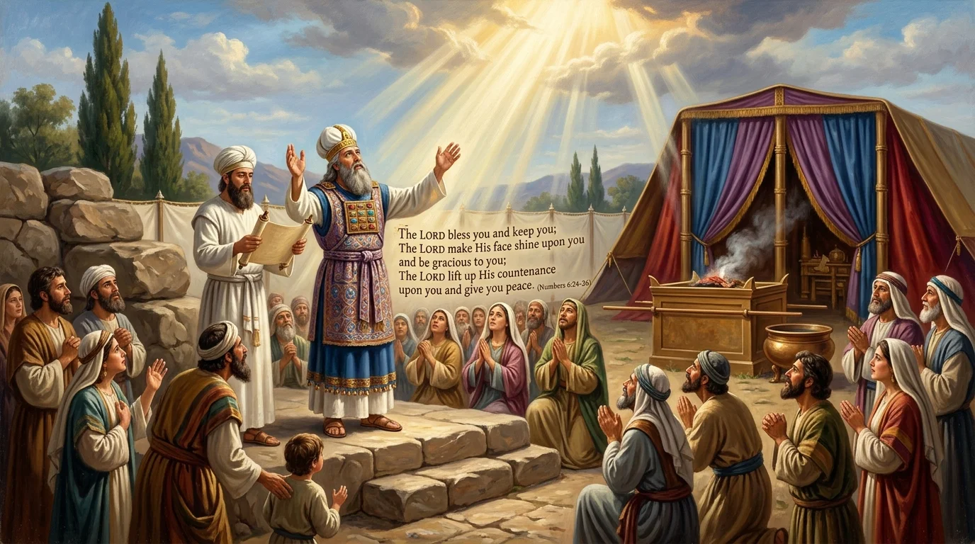 Priestly Aaronic Blessing Spoken Over the People