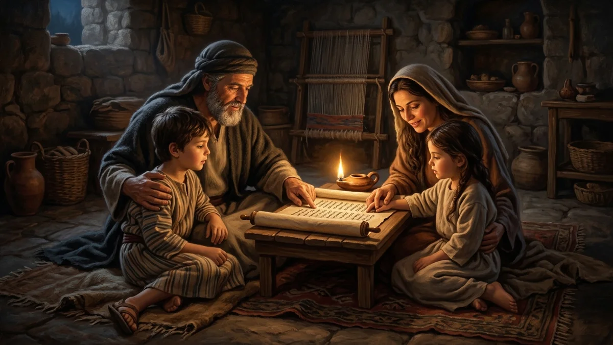 Jesus Welcoming and Blessing the Little Children