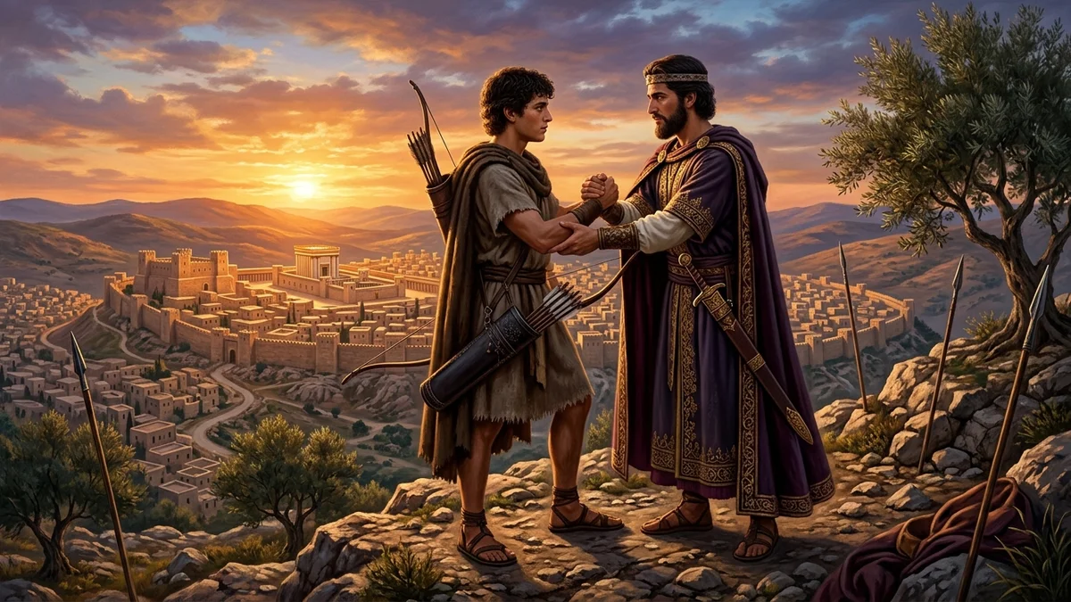 Bible Verses for True Friendship and Godly Relationships: Iron Sharpening Iron - Proverbs 27:17; John 15:13; Proverbs 18:24; 1 Samuel 18:1-3 | Bible Hunger