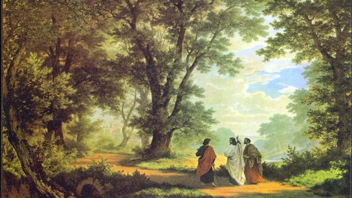 The Covenant Friendship of David and Jonathan Embracing in Loyalty