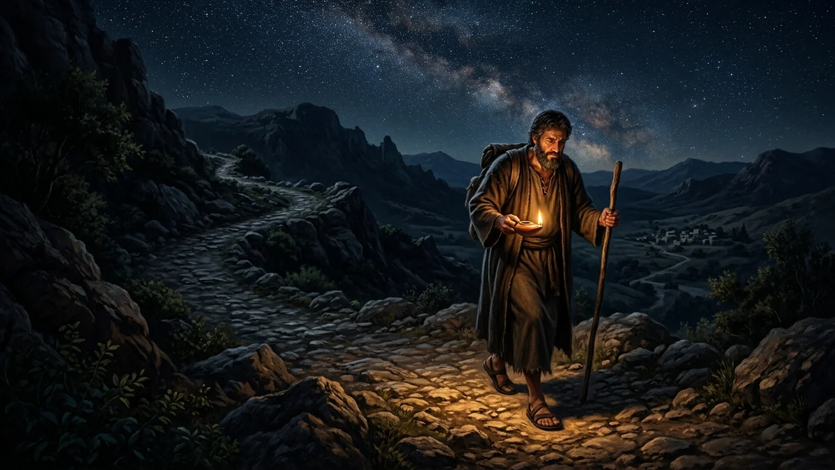 Bible Verses for Guidance and Divine Direction: A Lamp to My Feet - Psalm 119:105; Proverbs 3:5-6; Isaiah 30:21; Psalm 32:8 | Bible Hunger