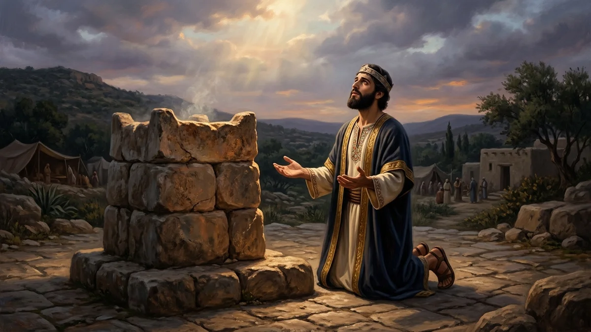 The Pillar of Cloud by Day and Fire by Night Leading Israel Through the Wilderness