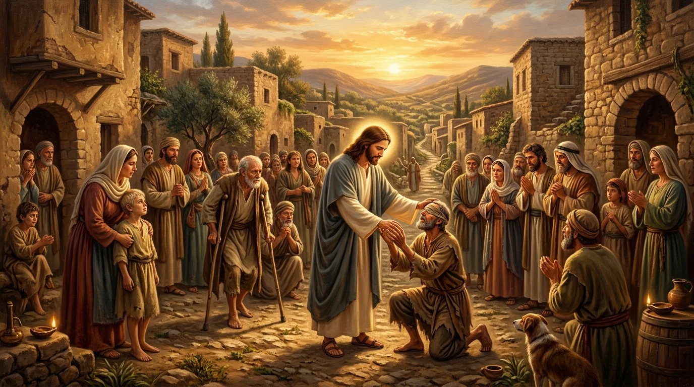 Jesus Healing the Sick in Galilee