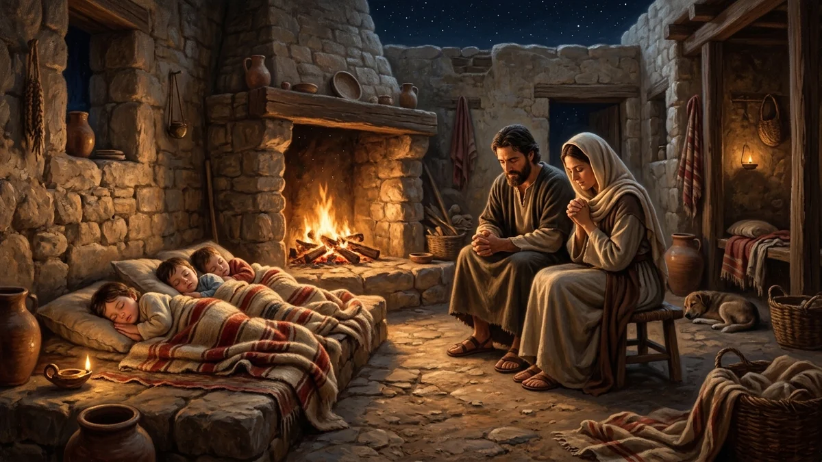 Joshua Dedicating His Household to Serve the Lord at Shechem