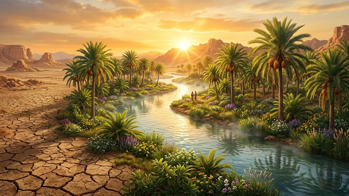 Bible Verses for New Year Blessings and Divine Promises: Stepping into New Beginnings - Isaiah 43:18-19; Jeremiah 29:11; Psalm 65:11; Revelation 21:5 | Bible Hunger