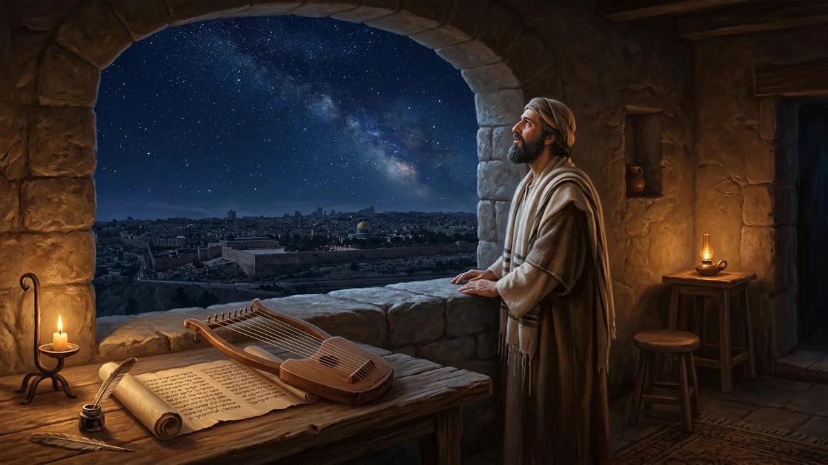 Bible Verses for Night Prayer and Restful Sleep: Resting in God's Night Watch - Psalm 4:8; Proverbs 3:24; Psalm 127:2; Psalm 91:5-6 | Bible Hunger