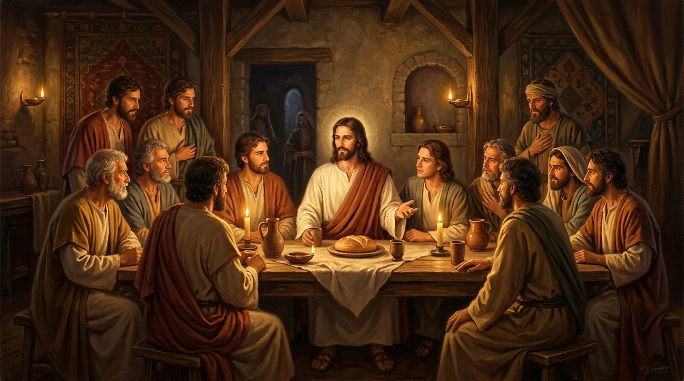 Jesus Giving Peace to His Disciples