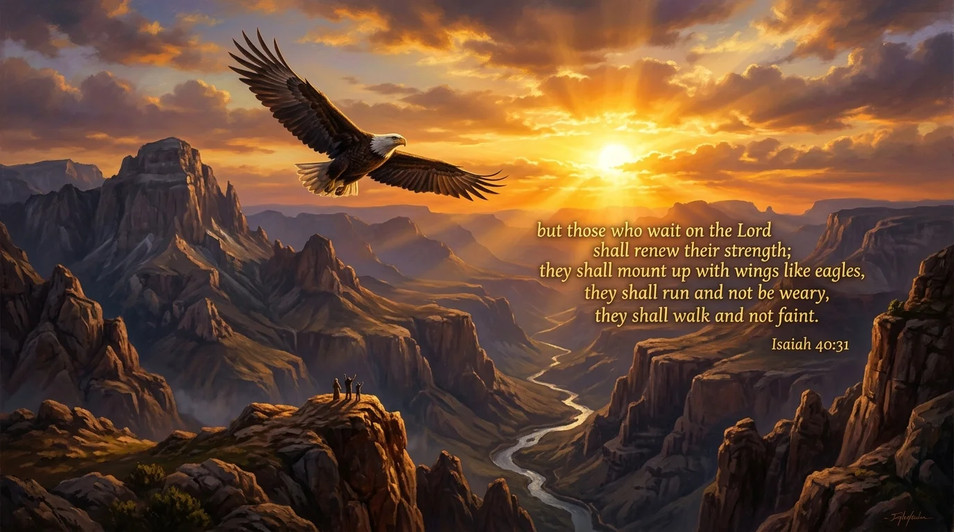 Bible Verses for Strength in Hard Times: Power When You Feel Weak and Weary - Isaiah 40:29-31; Philippians 4:13; Psalm 46:1 | Bible Hunger